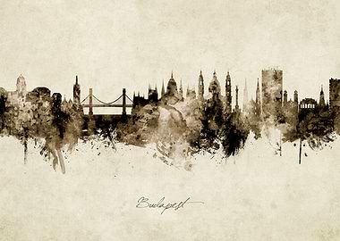 Budapest Hungary Skyline