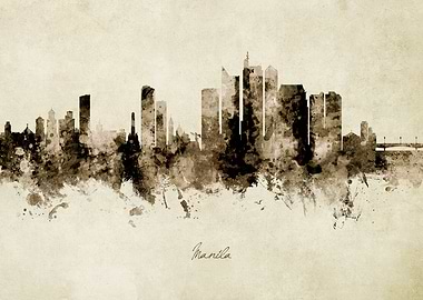 Manila Philippines Skyline