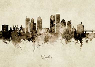 Dayton Ohio Skyline