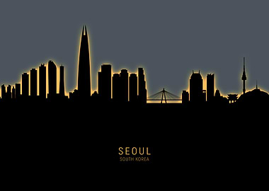 Seoul South Korea Skyline