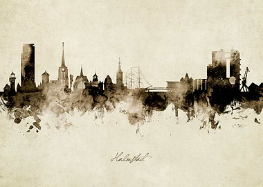 Halmstad Sweden Skyline