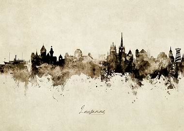 Lausanne Skyline