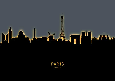Paris France Skyline