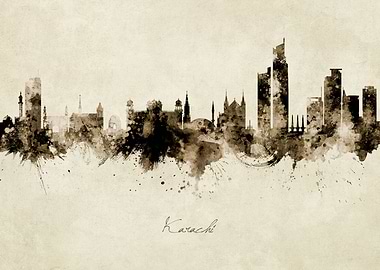 Karachi Pakistan Skyline
