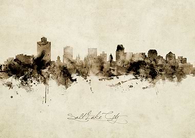 Salt Lake City Skyline