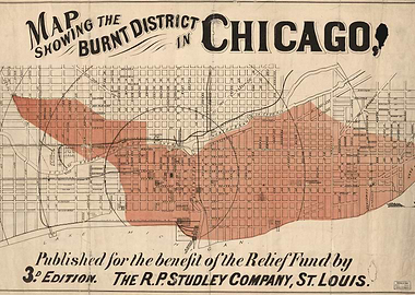 Chicago Map 1871