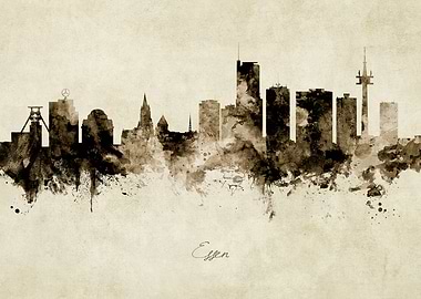 Essen Deutschland Skyline