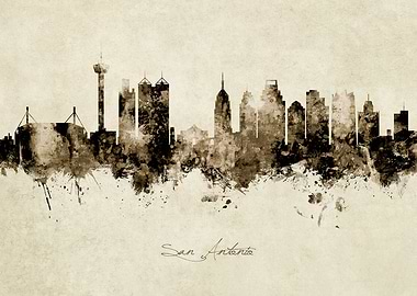 San Antonio Texas Skyline
