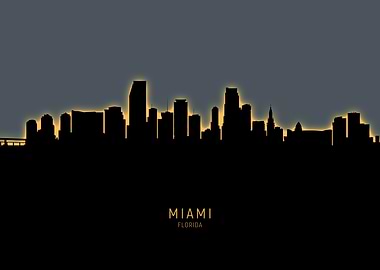 Miami Florida Skyline