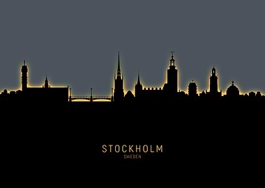 Stockholm Sweden Skyline