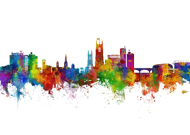 Derby England Skyline