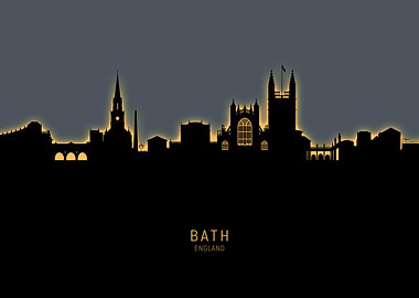 Bath England Skyline