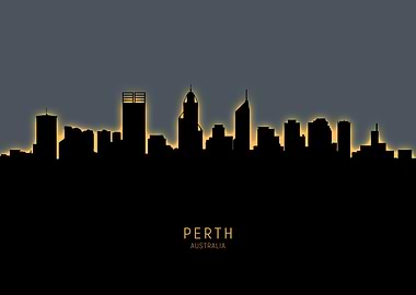 Perth Australia Skyline