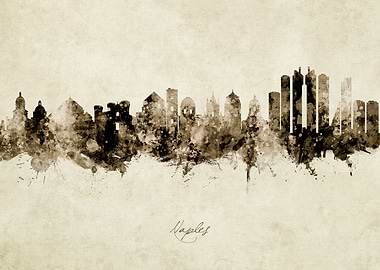 Naples Italy Skyline