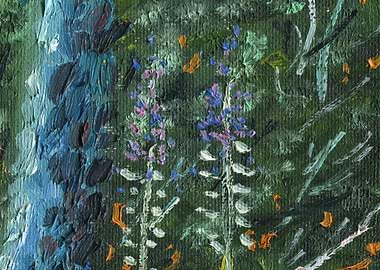 Willowherb In The Forest