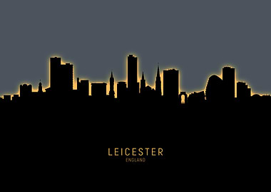 Leicester England Skyline