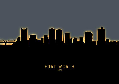 Fort Worth Texas Skyline