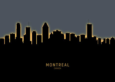 Montreal Canada Skyline