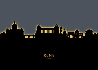 Rome Italy Skyline