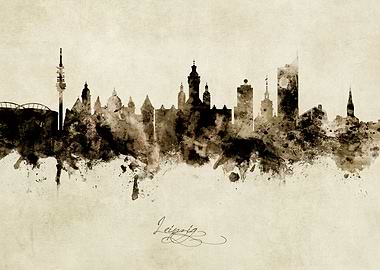 Leipzig Skyline
