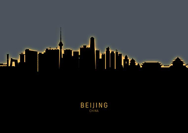 Beijing China Skyline