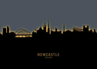 Newcastle England Skyline