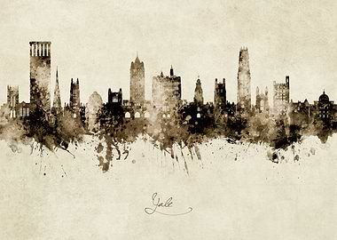 Yale Connecticut Skyline