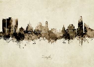 Sofia Bulgaria Skyline