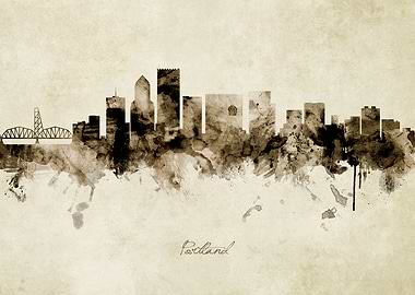 Portland Oregon Skyline