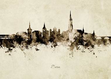 Bern Switzerland Skyline