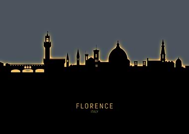 Florence Italy Skyline