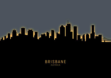 Brisbane Australia Skyline