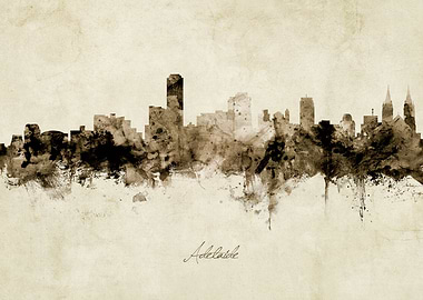 Adelaide Australia Skyline