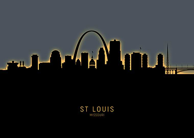 St Louis Missouri Skyline