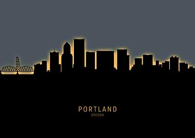 Portland Oregon Skyline