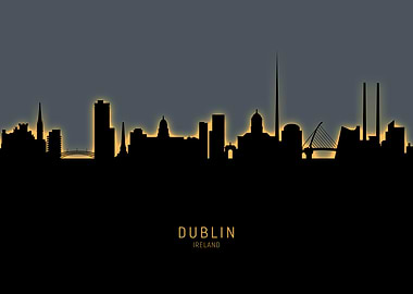 Dublin Ireland Skyline