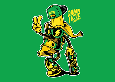 Funny Banana skateboard