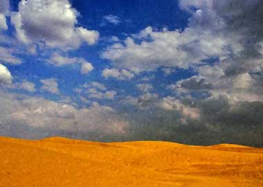 Sky with Clouds Jaisalmer