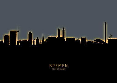 Bremen Deutschland Skyline