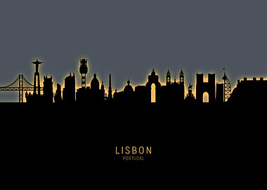 Lisbon Portugal Skyline