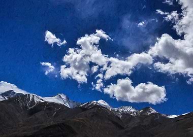 Sky with Clouds PangongTso