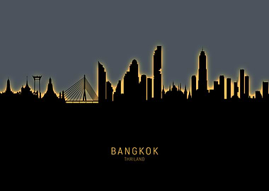 Bangkok Thailand Skyline