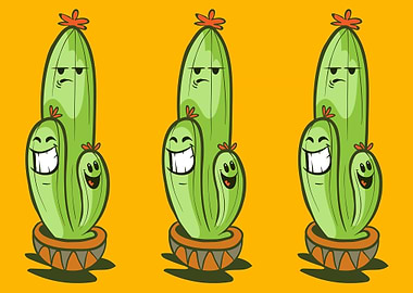 Funny Cactus illustration
