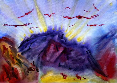 Birds Over The Mountains