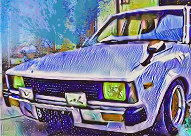 old car illustration