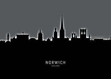 Norwich England Skyline