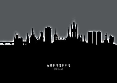 Aberdeen Scotland Skyline