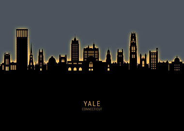 Yale Connecticut Skyline