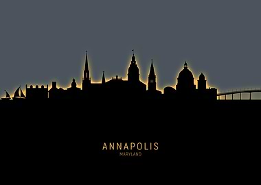 Annapolis Maryland Skyline