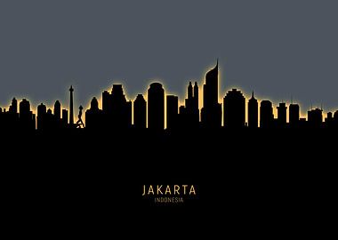 Jakarta Indonesia Skyline
